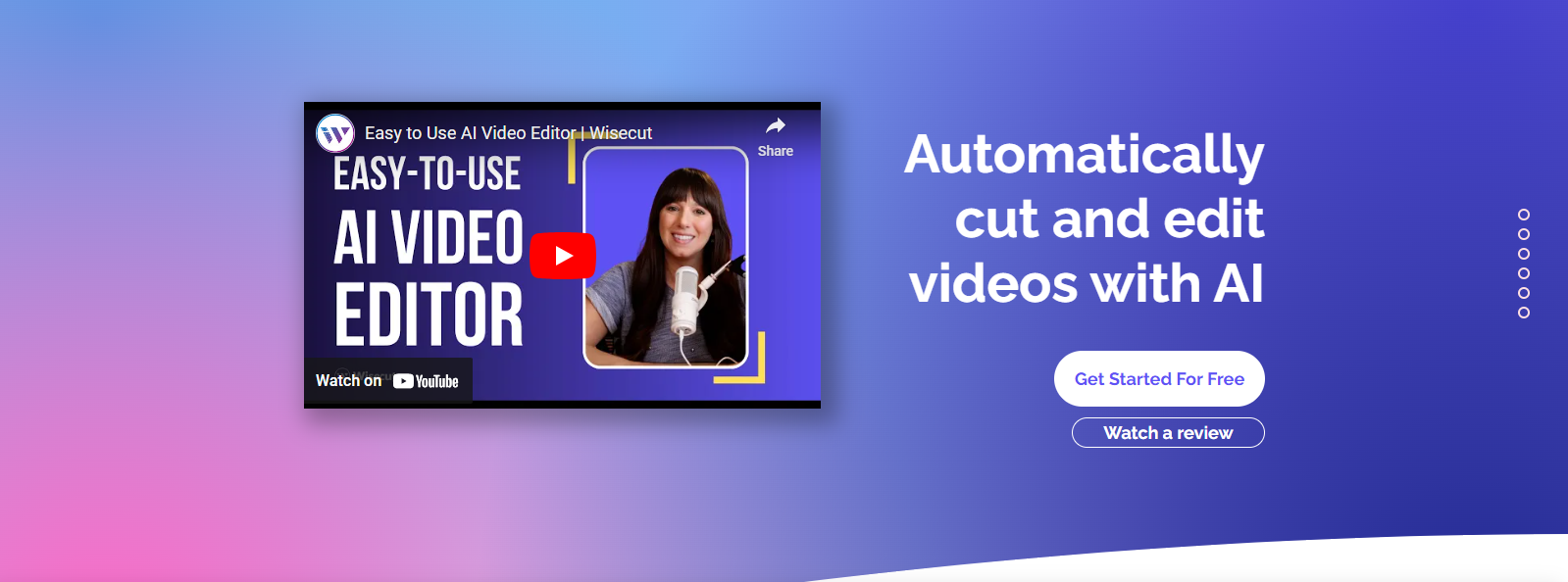 Wisecut Automatic Video Editor